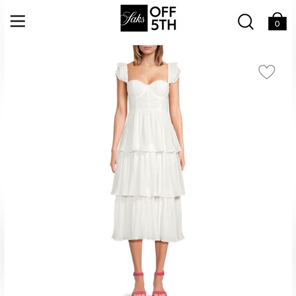 NWT RACHEL PARCELL
Flutter Bustier Midaxi Dress- size 2￼ - Picture 2 of 8